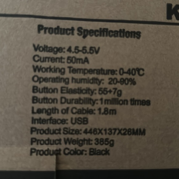 IMicro Wired USB Keyboard - NIB - Picture 3 of 4